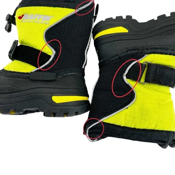Baffin Kids Black and Yellow Winter Boots - Picture 8 of 10